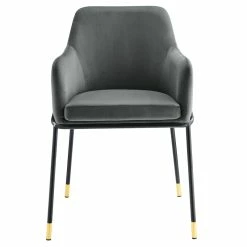 Best deal 🔔 Modway Jovi 19" Modern Performance Velvet Dining Armchair In Charcoal/Black ✔️ 11 Best deal 🔔 Modway Jovi 19" Modern Performance Velvet Dining Armchair In Charcoal/Black ✔️ -Cheap Office Chairs Store 2633992 2 L