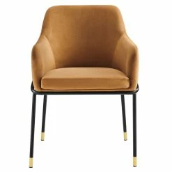Deals 🛒 Modway Jovi 19" Modern Performance Velvet Dining Armchair In Cognac Brown/Black 😉 11 Deals 🛒 Modway Jovi 19" Modern Performance Velvet Dining Armchair In Cognac Brown/Black 😉 -Cheap Office Chairs Store 2633993 2 L