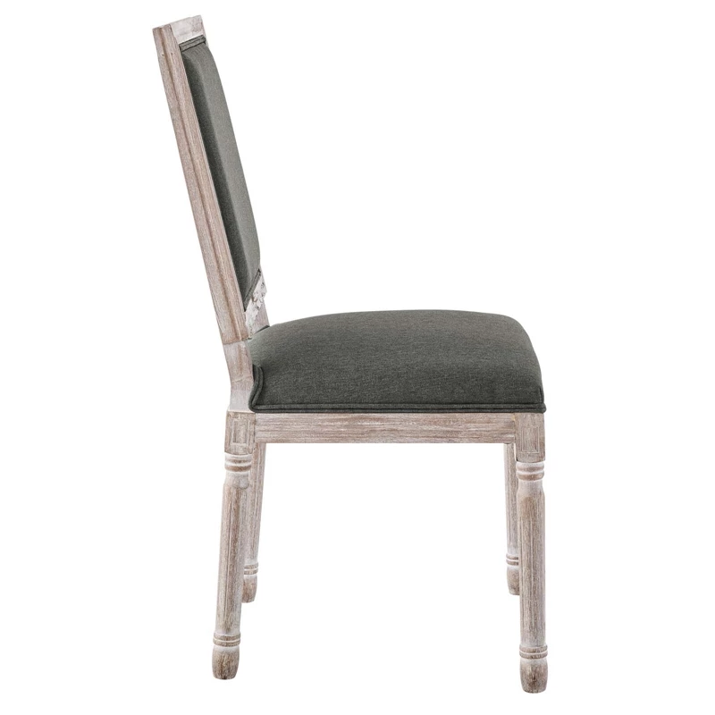 Top 10 ✔️ Modway Court 20" Modern Upholstered Fabric Dining Side Chair In Natural/Gray ✔️ 6 Top 10 ✔️ Modway Court 20" Modern Upholstered Fabric Dining Side Chair In Natural/Gray ✔️ - Image 4