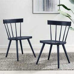 Promo ✔️ Modway Sutter 18" Modern Wood Dining Side Chairs In Midnight Blue (Set Of 2) 🛒 14 Promo ✔️ Modway Sutter 18" Modern Wood Dining Side Chairs In Midnight Blue (Set Of 2) 🛒 -Cheap Office Chairs Store 2638036 1 L