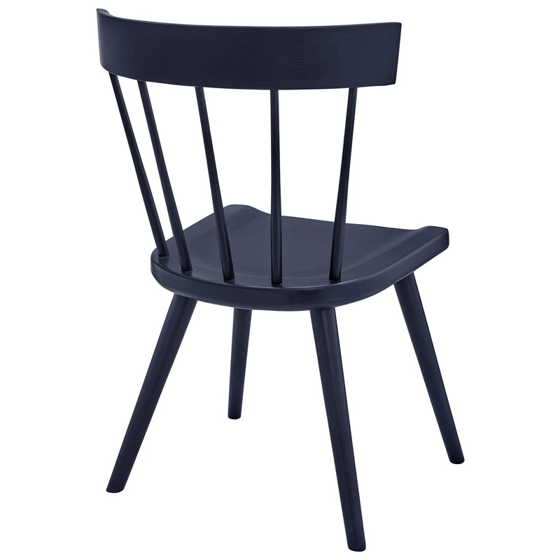 Promo ✔️ Modway Sutter 18" Modern Wood Dining Side Chairs In Midnight Blue (Set Of 2) 🛒 4 Promo ✔️ Modway Sutter 18" Modern Wood Dining Side Chairs In Midnight Blue (Set Of 2) 🛒 - Image 2