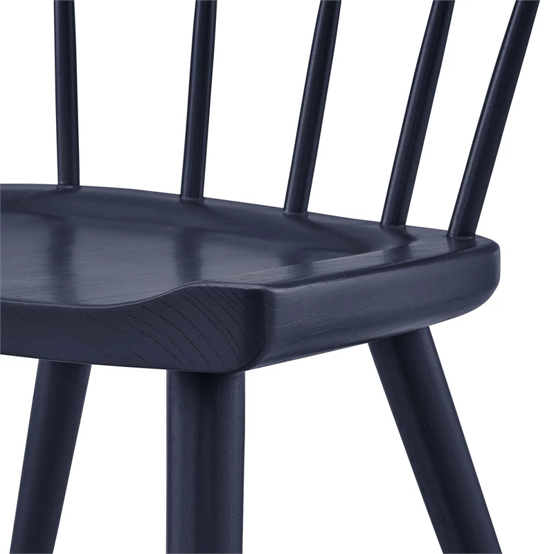 Promo ✔️ Modway Sutter 18" Modern Wood Dining Side Chairs In Midnight Blue (Set Of 2) 🛒 11 Promo ✔️ Modway Sutter 18" Modern Wood Dining Side Chairs In Midnight Blue (Set Of 2) 🛒 - Image 9