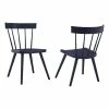 Promo ✔️ Modway Sutter 18" Modern Wood Dining Side Chairs In Midnight Blue (Set Of 2) 🛒 -Cheap Office Chairs Store 2638036 L