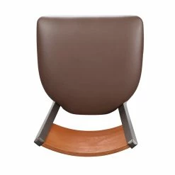 Coupon 🧨 Linon Hoda Metal Side Chairs Set Of Two With Upholstered Seat In Brown ✨ -Cheap Office Chairs Store 2638572 5 L