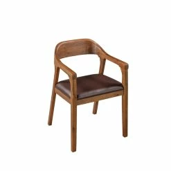 New 👏 Boraam Rasmus Dining Armchairs - Set Of 2 - Chestnut Wire-Brush Finish 😀 13 New 👏 Boraam Rasmus Dining Armchairs - Set Of 2 - Chestnut Wire-Brush Finish 😀 -Cheap Office Chairs Store 2638907 2 L
