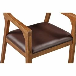New 👏 Boraam Rasmus Dining Armchairs - Set Of 2 - Chestnut Wire-Brush Finish 😀 17 New 👏 Boraam Rasmus Dining Armchairs - Set Of 2 - Chestnut Wire-Brush Finish 😀 -Cheap Office Chairs Store 2638907 6 L