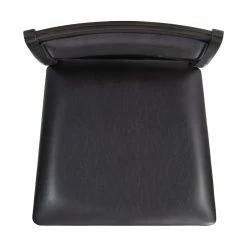 Coupon ⌛ Bowery Hill Wood Counter Height Faux Leather Side Chair Set In Walnut 🛒 -Cheap Office Chairs Store 2641643 7 L