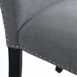 Best Pirce 👍 Bowery Hill Transitional Wood Gray Standard Height Side Chair Set 😍 -Cheap Office Chairs Store 2641650 7 L