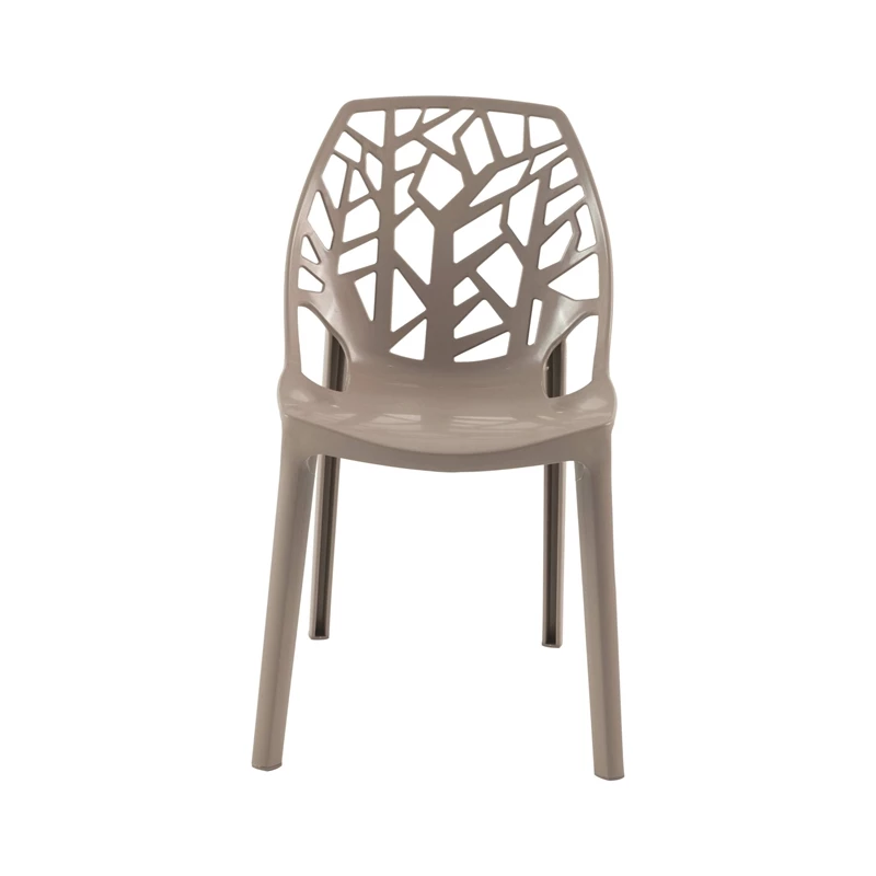 Best Pirce ๐งจ LeisureMod Cornelia Modern Plastic Dining Side Chair In Solid Taupe ๐ 4 Best Pirce ๐งจ LeisureMod Cornelia Modern Plastic Dining Side Chair In Solid Taupe ๐ - Image 2