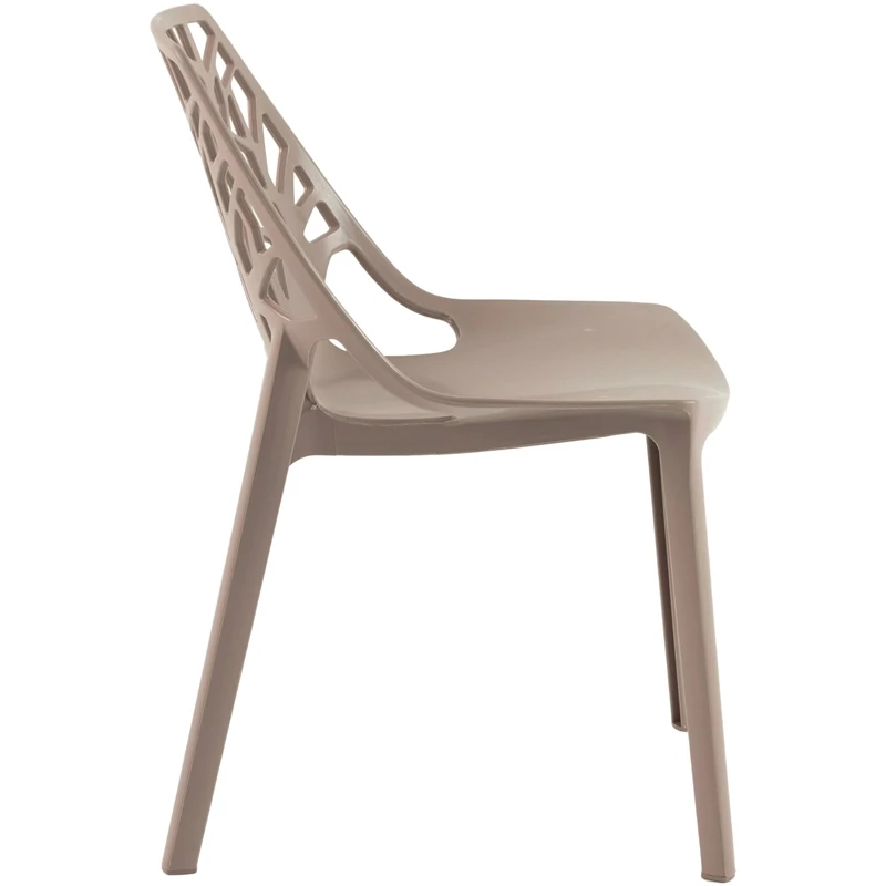 Best Pirce ๐งจ LeisureMod Cornelia Modern Plastic Dining Side Chair In Solid Taupe ๐ 7 Best Pirce ๐งจ LeisureMod Cornelia Modern Plastic Dining Side Chair In Solid Taupe ๐ - Image 5