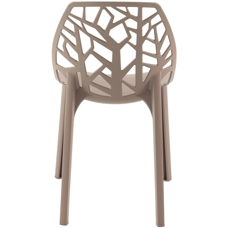 Best Pirce ๐งจ LeisureMod Cornelia Modern Plastic Dining Side Chair In Solid Taupe ๐ 6 Best Pirce ๐งจ LeisureMod Cornelia Modern Plastic Dining Side Chair In Solid Taupe ๐ - Image 4