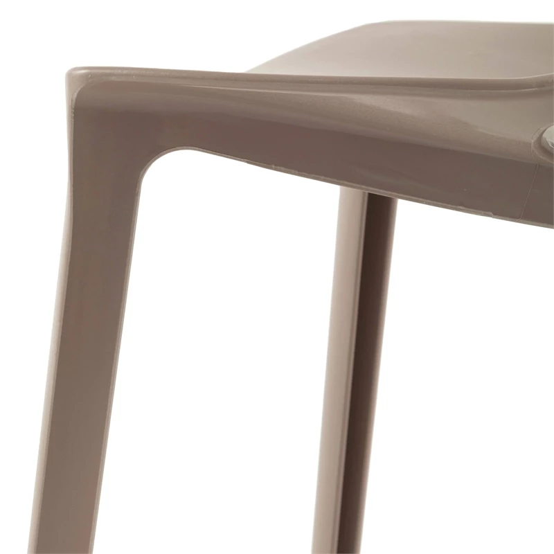 Best Pirce ๐งจ LeisureMod Cornelia Modern Plastic Dining Side Chair In Solid Taupe ๐ 8 Best Pirce ๐งจ LeisureMod Cornelia Modern Plastic Dining Side Chair In Solid Taupe ๐ - Image 6