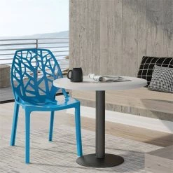 Best Pirce โจ LeisureMod Cornelia Modern Plastic Dining Side Chair In Solid Blue ๐ 19 Best Pirce โจ LeisureMod Cornelia Modern Plastic Dining Side Chair In Solid Blue ๐ -Cheap Office Chairs Store 2643045 1 L