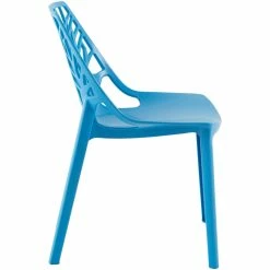 Best Pirce โจ LeisureMod Cornelia Modern Plastic Dining Side Chair In Solid Blue ๐ 14 Best Pirce โจ LeisureMod Cornelia Modern Plastic Dining Side Chair In Solid Blue ๐ -Cheap Office Chairs Store 2643045 3 L