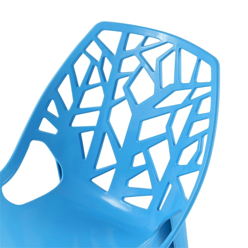 Best Pirce โจ LeisureMod Cornelia Modern Plastic Dining Side Chair In Solid Blue ๐ 6 Best Pirce โจ LeisureMod Cornelia Modern Plastic Dining Side Chair In Solid Blue ๐ - Image 4