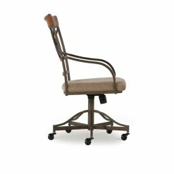 Cheap 🔥 Linon Hamilton Metal Swivel Set Of Two Dining Chairs In Bronze 🔥 -Cheap Office Chairs Store 364734 3 L