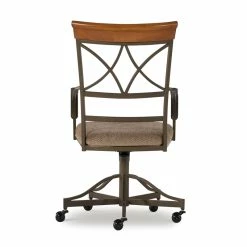 Cheap 🔥 Linon Hamilton Metal Swivel Set Of Two Dining Chairs In Bronze 🔥 -Cheap Office Chairs Store 364734 5 L