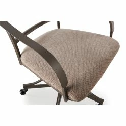 Cheap 🔥 Linon Hamilton Metal Swivel Set Of Two Dining Chairs In Bronze 🔥 -Cheap Office Chairs Store 364734 6 L