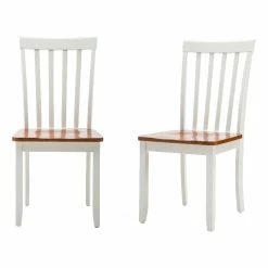 Top 10 ๐ Boraam Bloomington Dining Chair In White/Honey Oak (Set Of 2) ๐