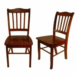 Coupon ⭐ Boraam Shaker Dining Chair In Walnut (Set Of 2) 👍