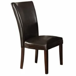 Brand new 😉 Steve Silver Company Hartford Dark Brown Leather Dining Chair In Dark Oak Finish 🔥 10 Brand new 😉 Steve Silver Company Hartford Dark Brown Leather Dining Chair In Dark Oak Finish 🔥 -Cheap Office Chairs Store 435281 2 L