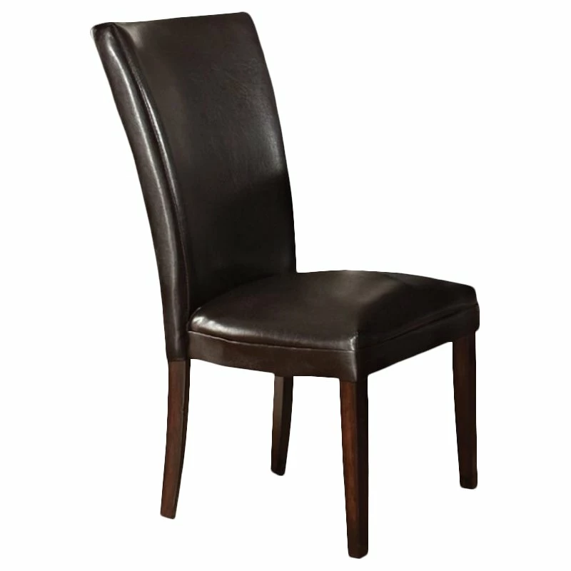 Brand new 😉 Steve Silver Company Hartford Dark Brown Leather Dining Chair In Dark Oak Finish 🔥 3 Brand new 😉 Steve Silver Company Hartford Dark Brown Leather Dining Chair In Dark Oak Finish 🔥