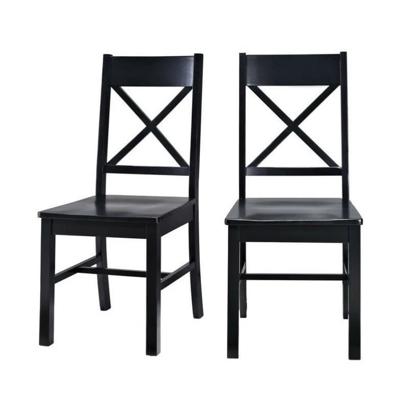 Best Pirce ✨ Walker Edison Wood Dining Chair In Black (Set Of 2) ⭐ 4 Best Pirce ✨ Walker Edison Wood Dining Chair In Black (Set Of 2) ⭐ - Image 2