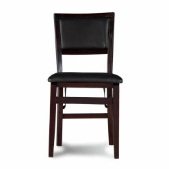 Top 10 ⌛ Linon Triena Set Of 2 19" Pad Back Folding Chair In Espresso Brown ❤️ -Cheap Office Chairs Store 438737 11 L