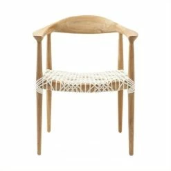 Budget ⭐ Safavieh Bentley Teak Arm Chair In Light Oak ⭐