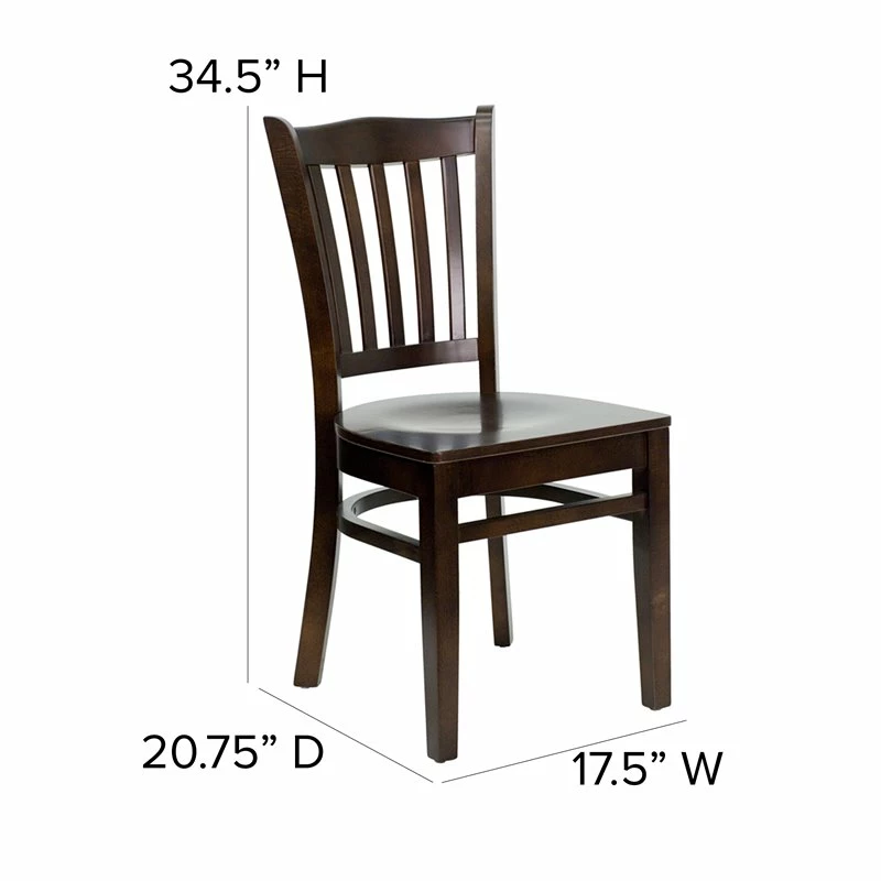 Buy 🥰 Flash Furniture Hercules Series Restaurant Dining Chair In Walnut 🧨 8 Buy 🥰 Flash Furniture Hercules Series Restaurant Dining Chair In Walnut 🧨 - Image 6
