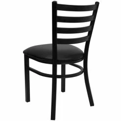 Outlet ๐ Flash Furniture Hercules Ladder Back Metal Dining Chair In Black ๐ 8 Outlet ๐ Flash Furniture Hercules Ladder Back Metal Dining Chair In Black ๐ -Cheap Office Chairs Store 461374 2 L