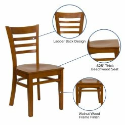 Coupon 🎁 Flash Furniture Hercules Ladder Back Restaurant Dining Chair In Cherry ⭐ 17 Coupon 🎁 Flash Furniture Hercules Ladder Back Restaurant Dining Chair In Cherry ⭐ -Cheap Office Chairs Store 461386 3 L