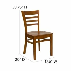 Coupon 🎁 Flash Furniture Hercules Ladder Back Restaurant Dining Chair In Cherry ⭐ 18 Coupon 🎁 Flash Furniture Hercules Ladder Back Restaurant Dining Chair In Cherry ⭐ -Cheap Office Chairs Store 461386 4 L